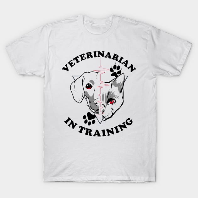 Veterinarian in Training T-Shirt by cecatto1994